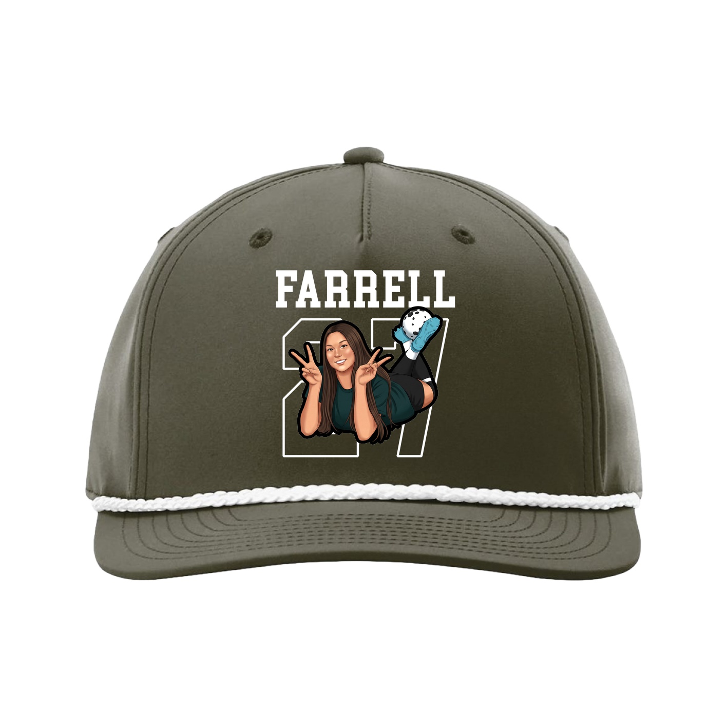 Five-Panel Classic Rope Cap — Shirsey in Green