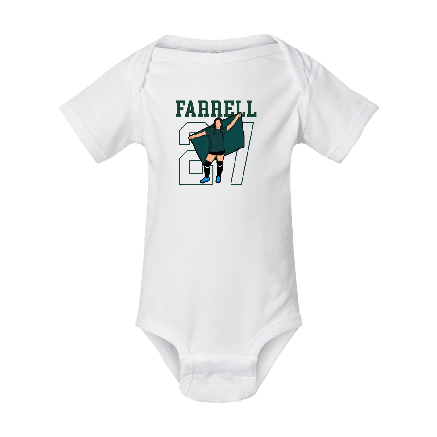 Baby Onesie — Shirsey in White