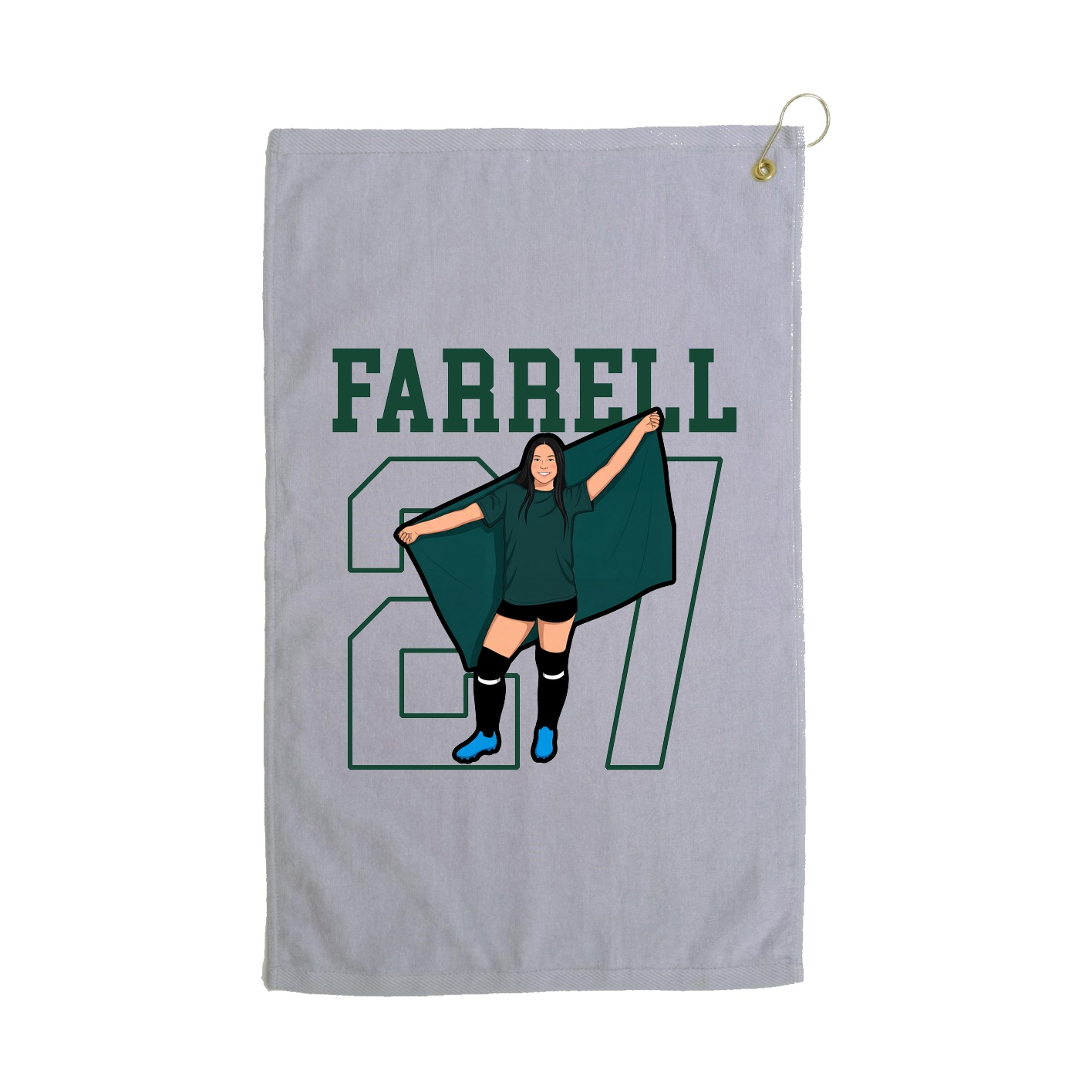 Golf Towel — Shirsey in Grey