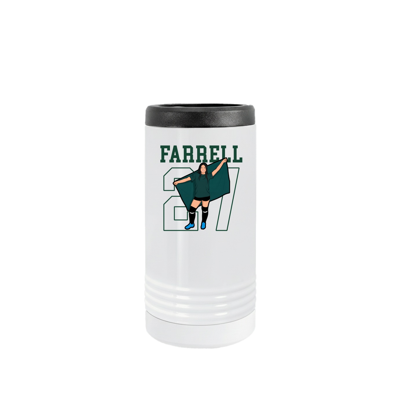 Slim Beverage Holder — Shirsey in White
