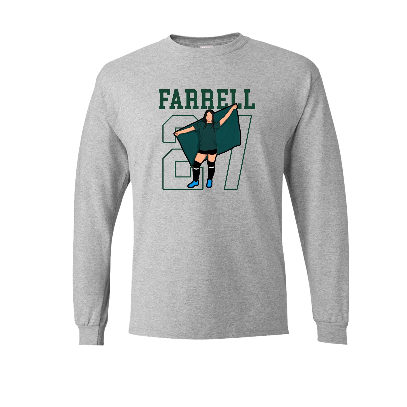 Long Sleeve Tee — Shirsey in Grey