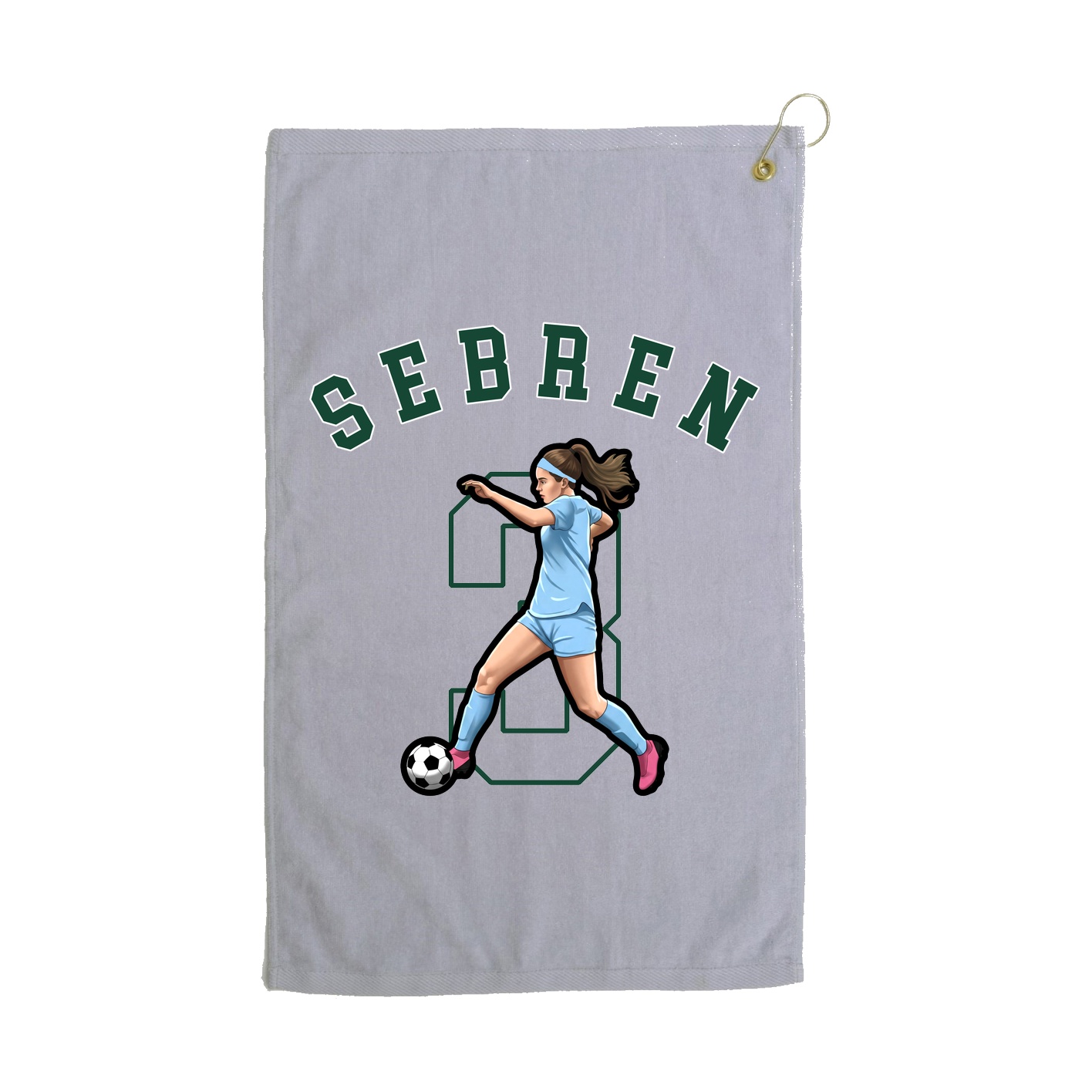Golf Towel — Shirsey Arch in Grey