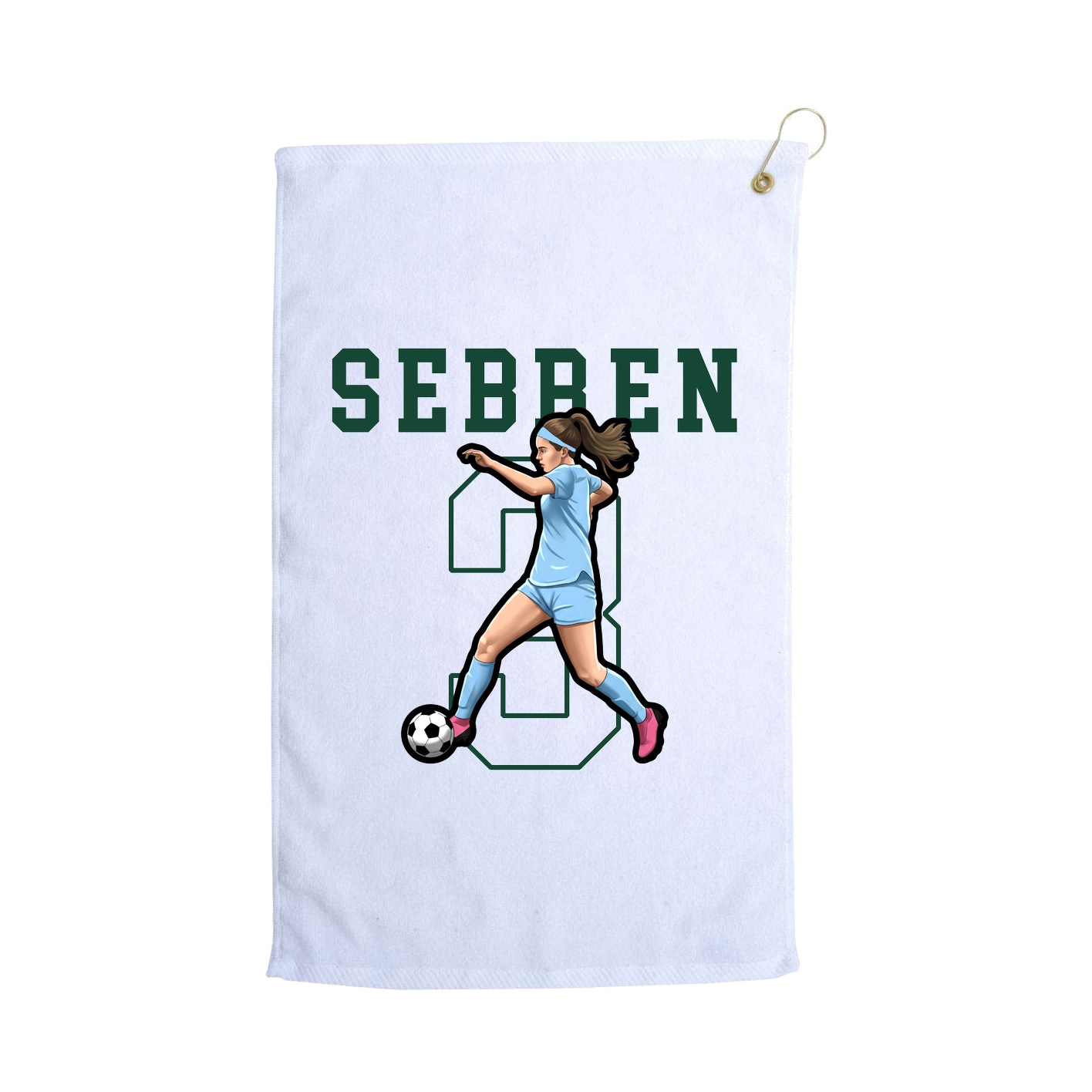 Golf Towel — Shirsey in White