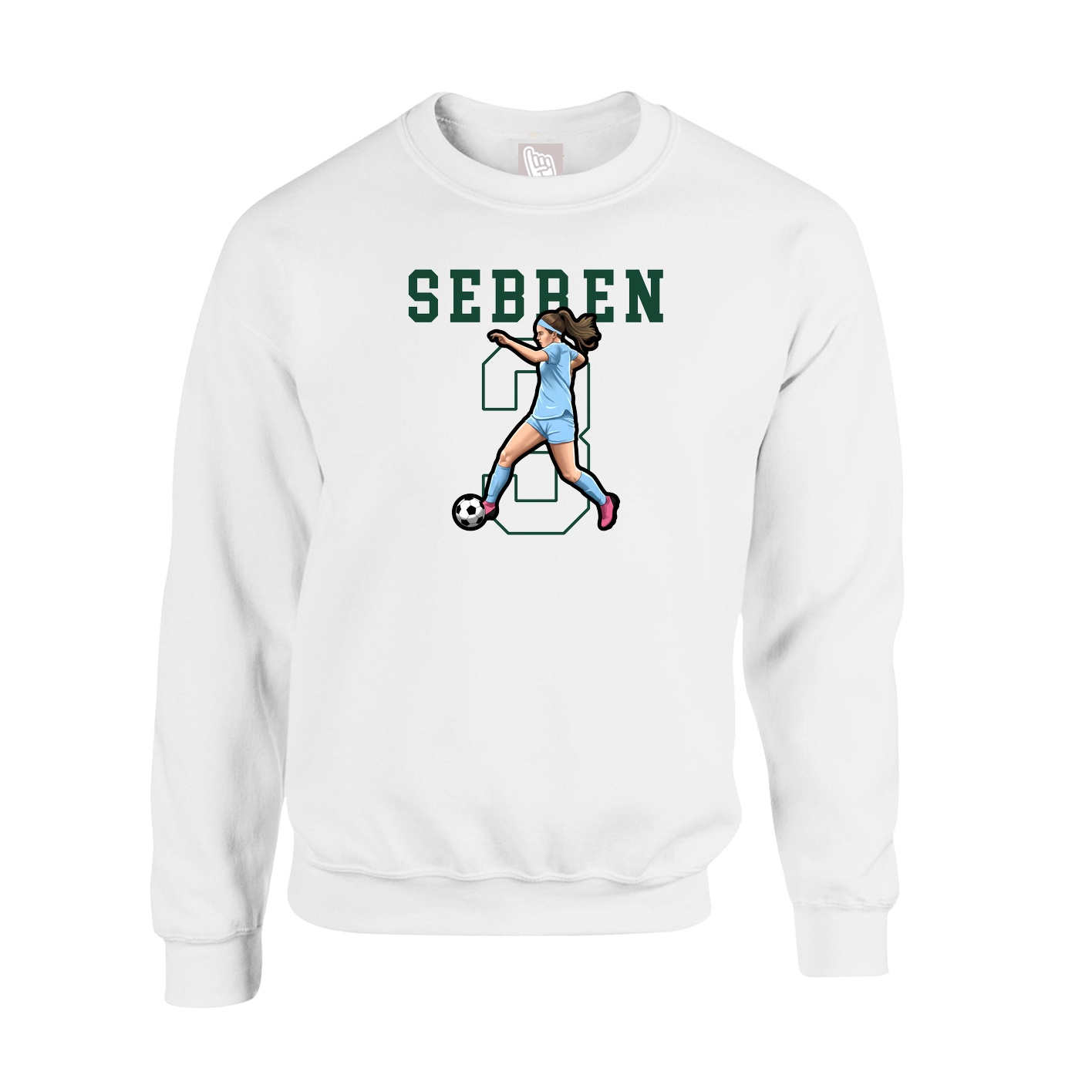 Fleece Crew — Shirsey in White