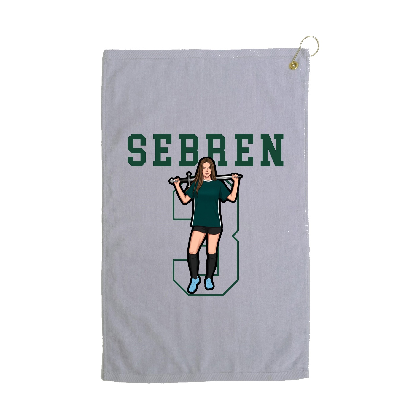 Golf Towel — Shirsey in Grey