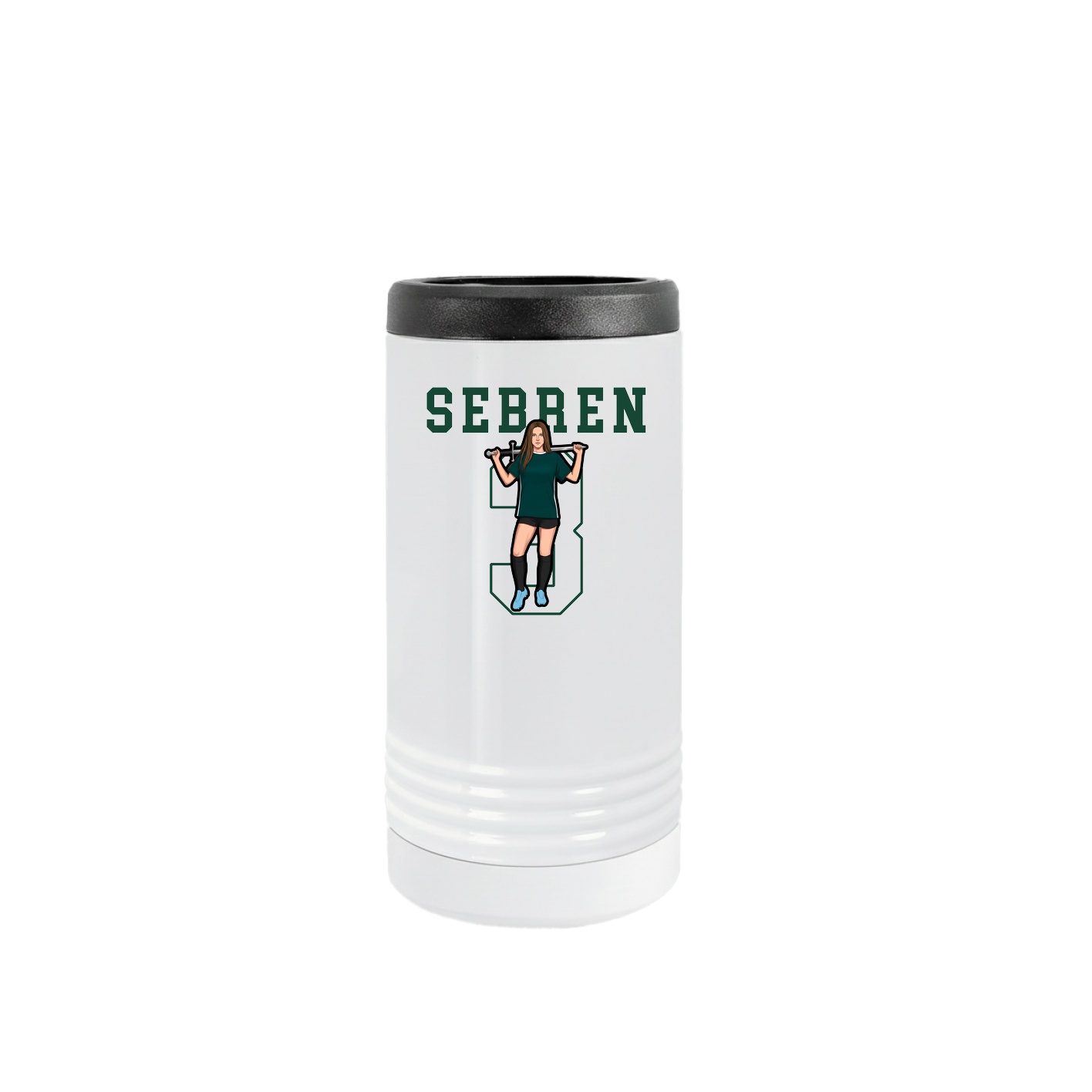 Slim Beverage Holder — Shirsey in White
