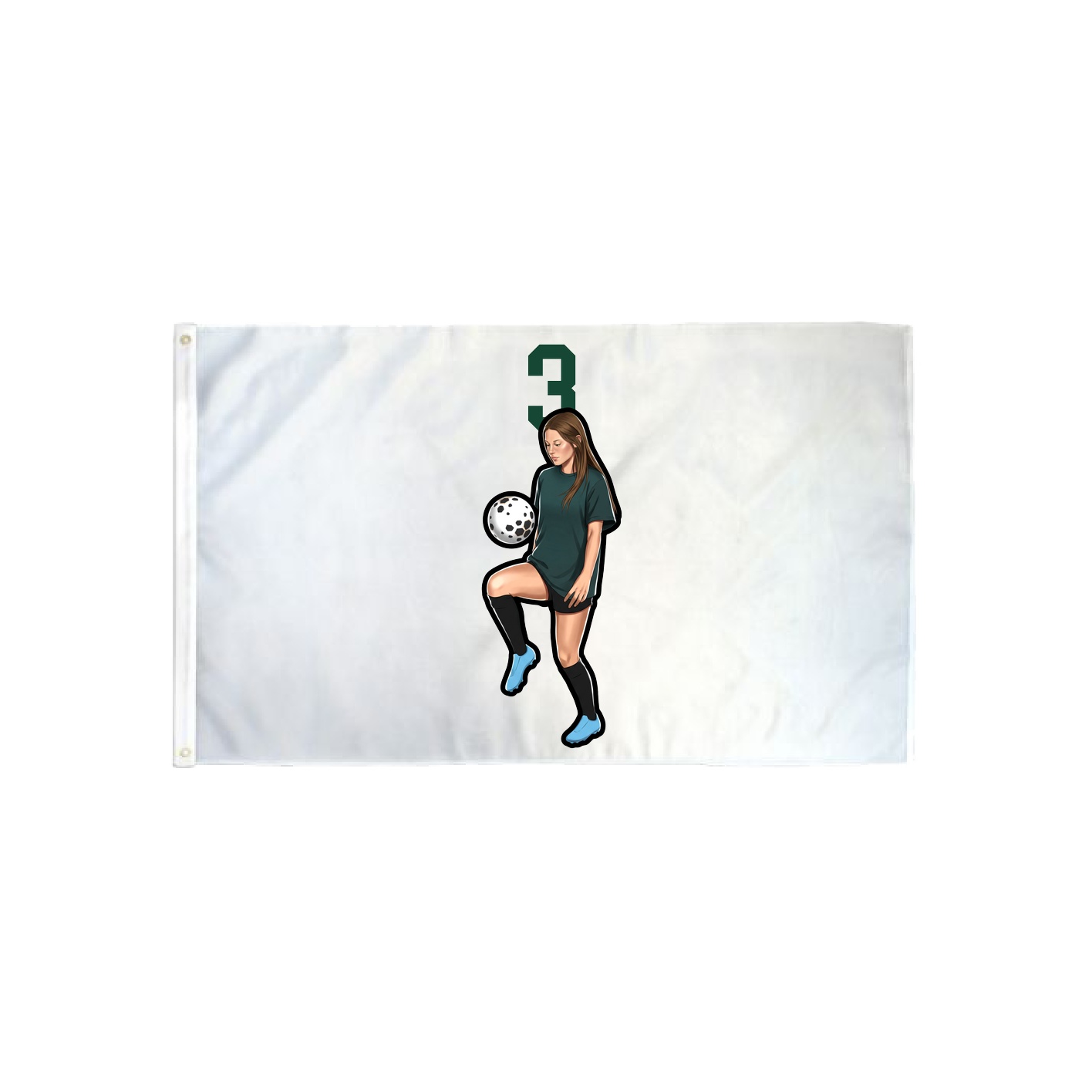 3x5 Flag — Number Top in Classic