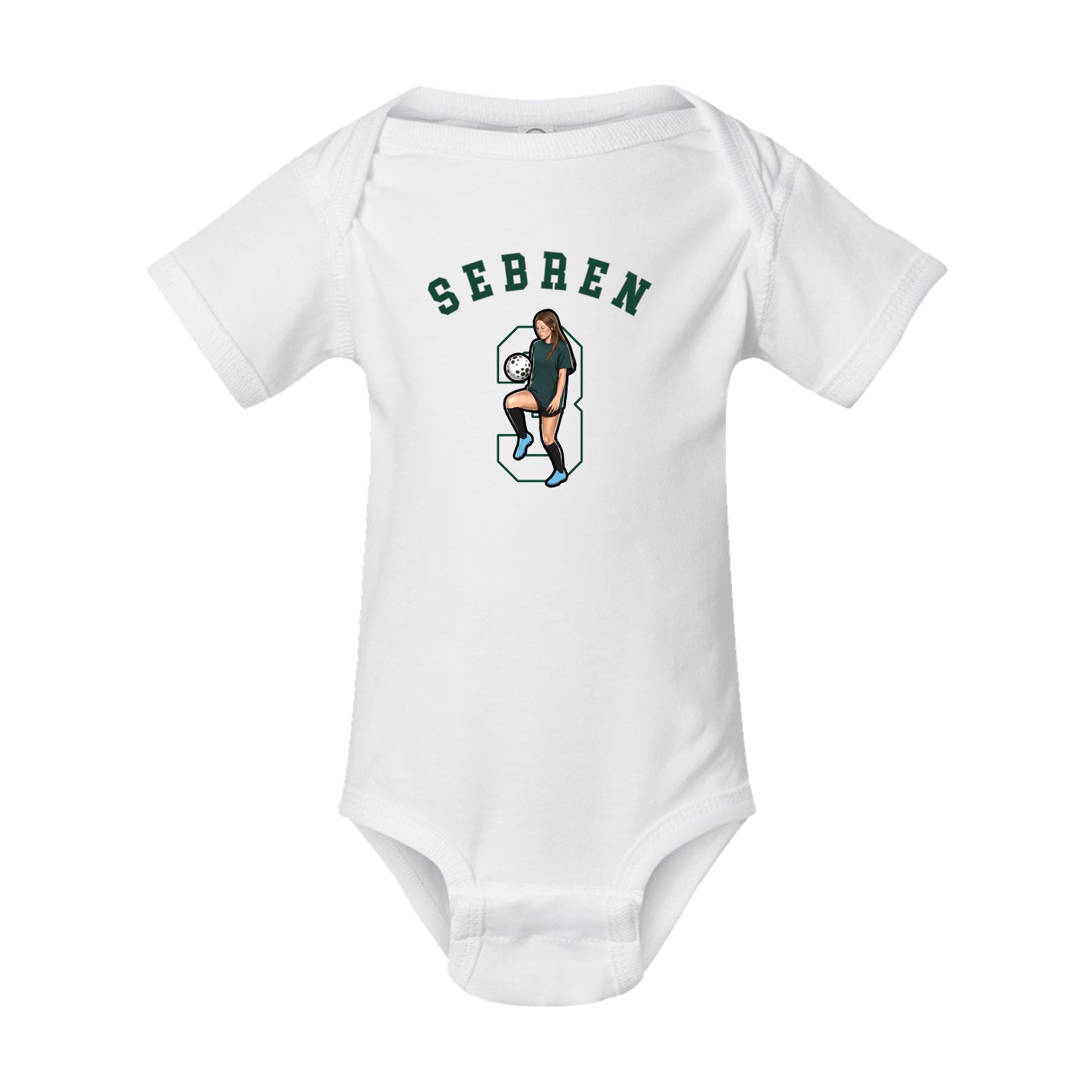Baby Onesie — Shirsey Arch in White