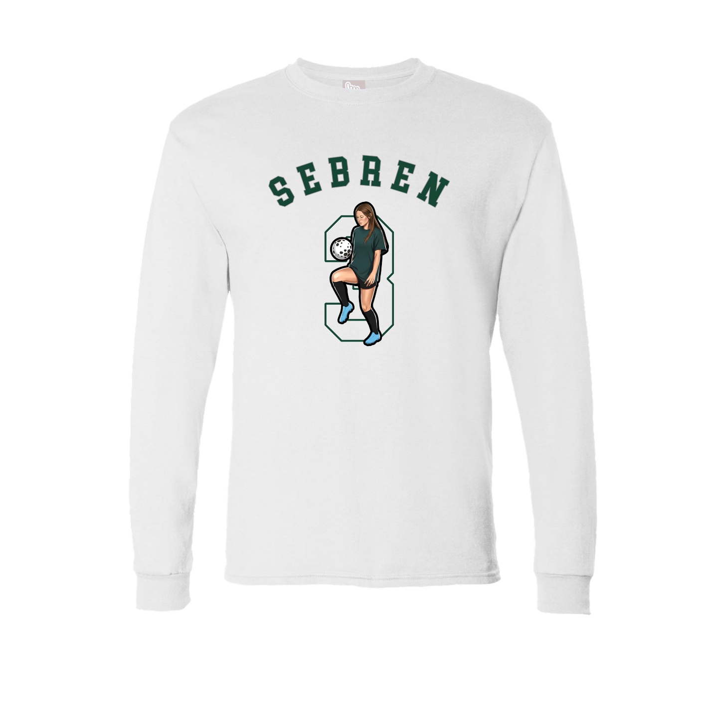 Long Sleeve Tee — Shirsey Arch in White