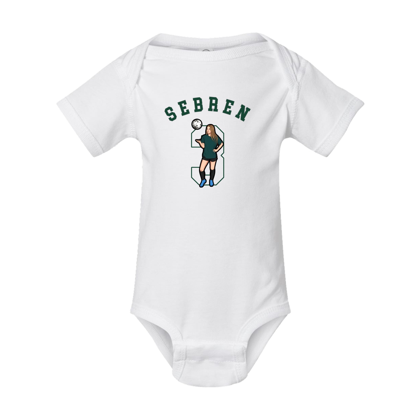 Baby Onesie — Shirsey Arch in White