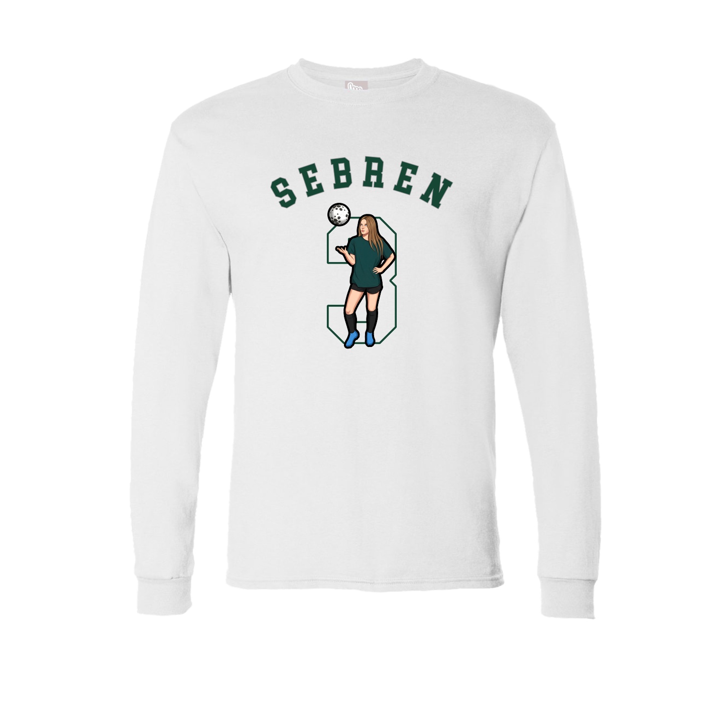 Long Sleeve Tee — Shirsey Arch in White