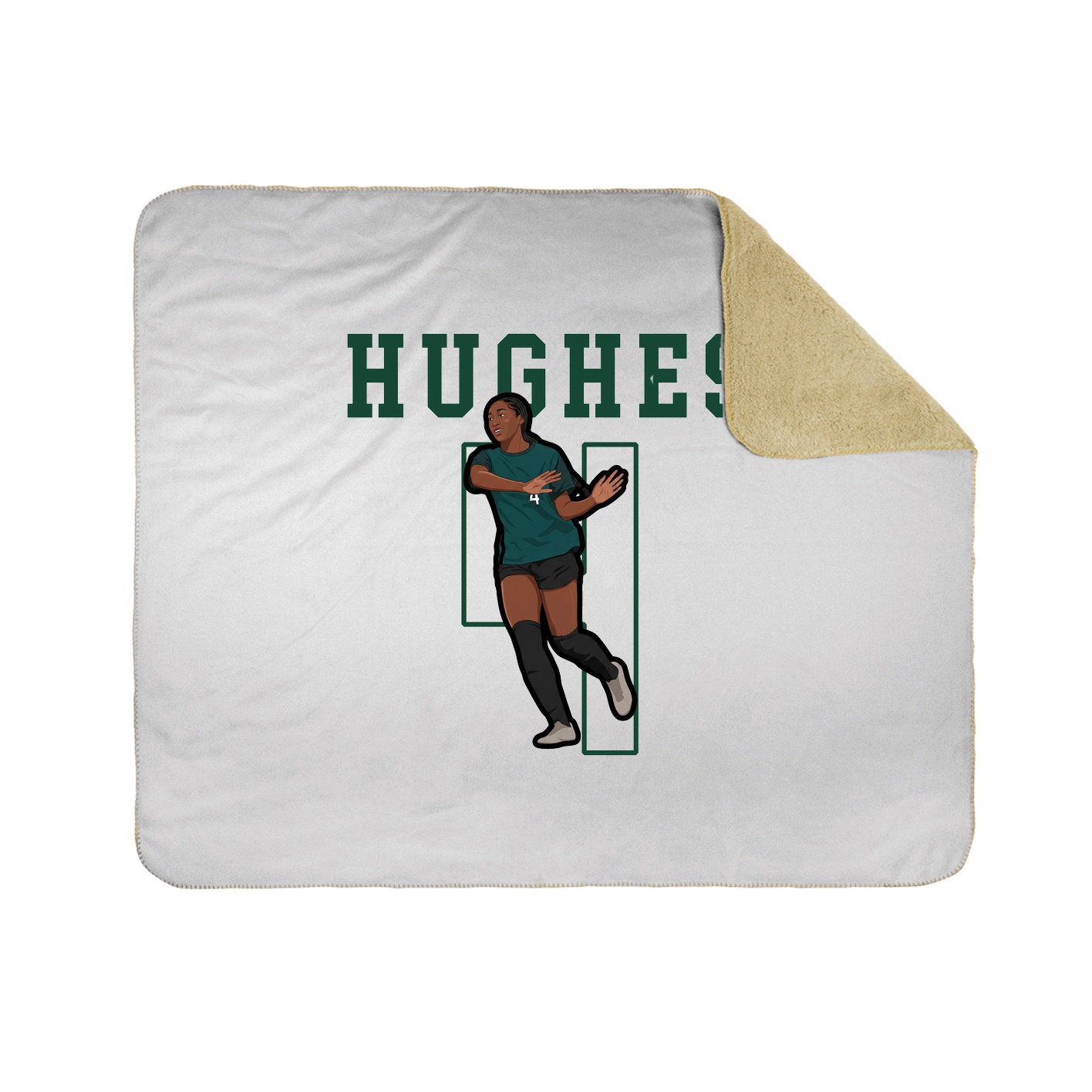 Throw Blanket — Shirsey in White