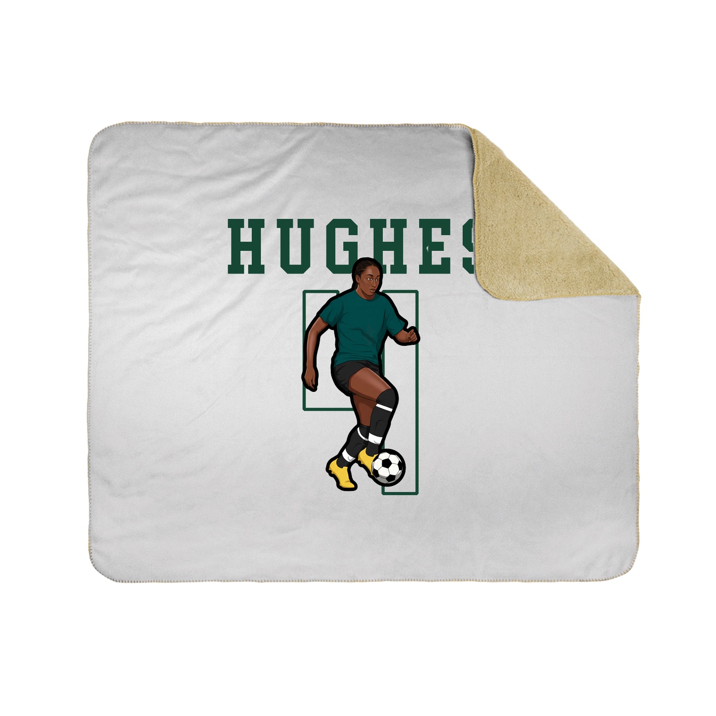 50x60 Sherpa Lined Throw Blanket