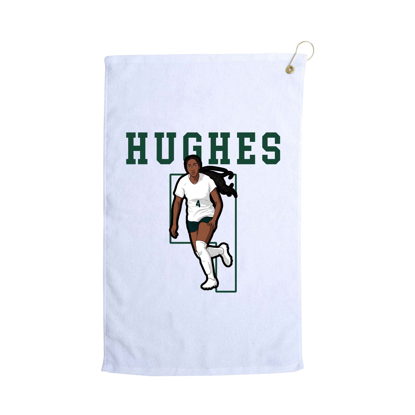 Golf Towel — Shirsey in White