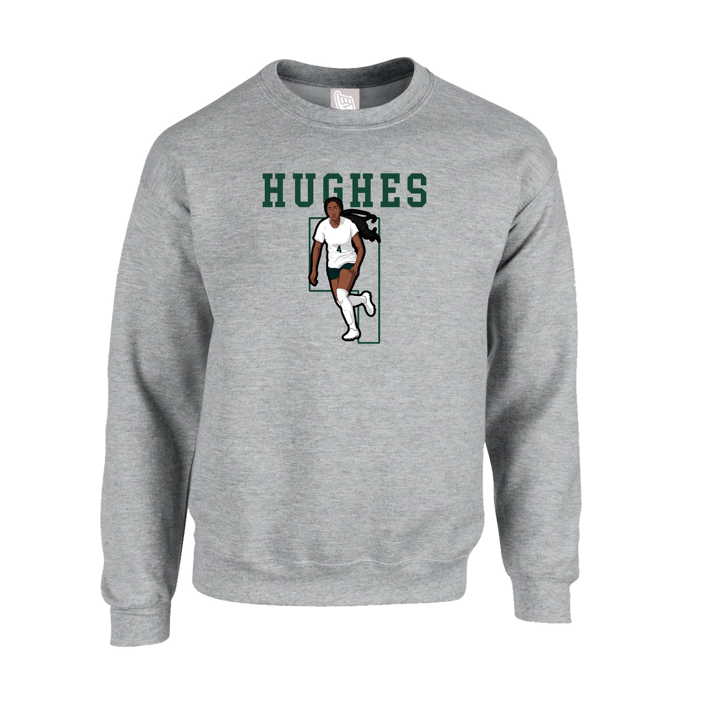 Fleece Crew — Shirsey in Grey