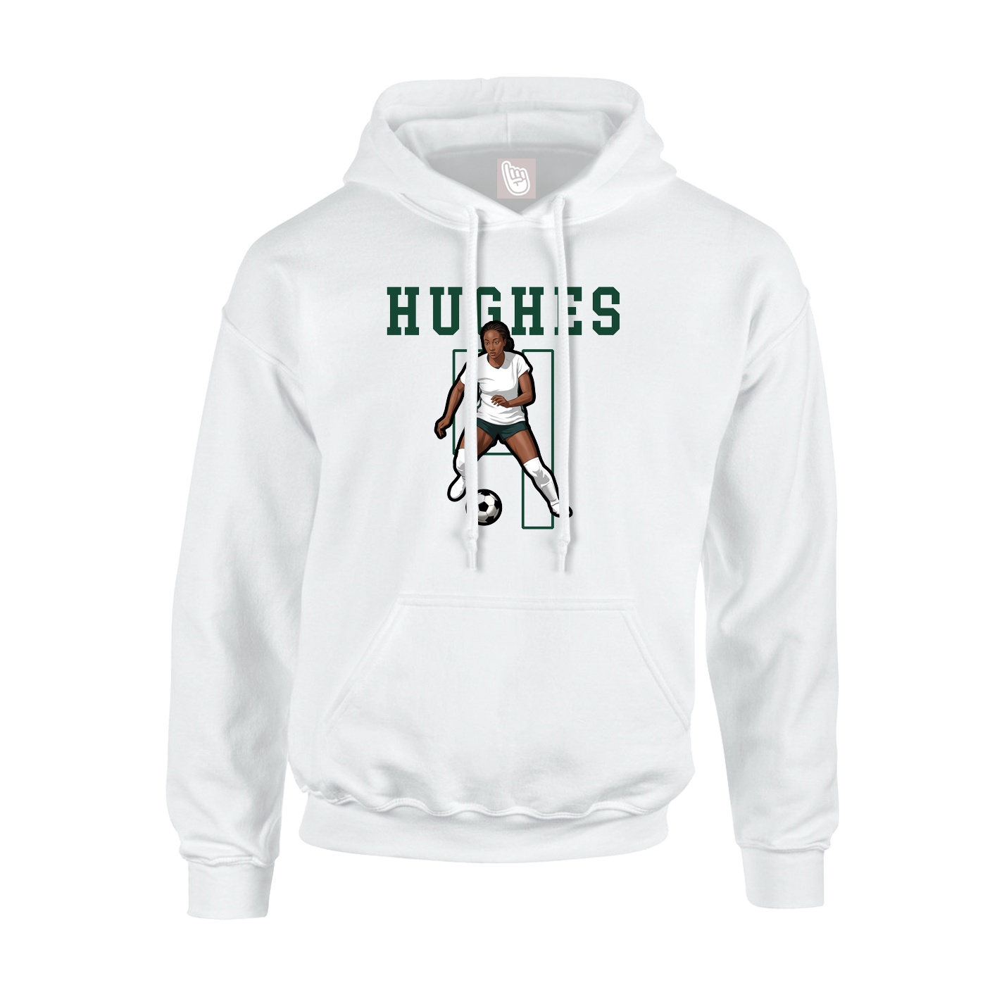 Hoodie — Shirsey in White
