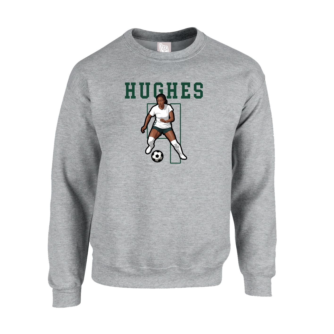 Fleece Crew — Shirsey in Grey