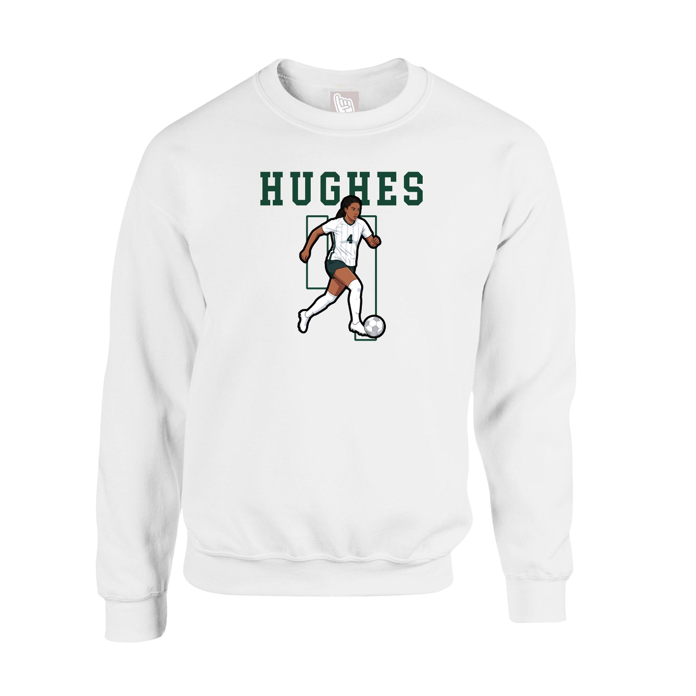 Fleece Crew — Shirsey in White