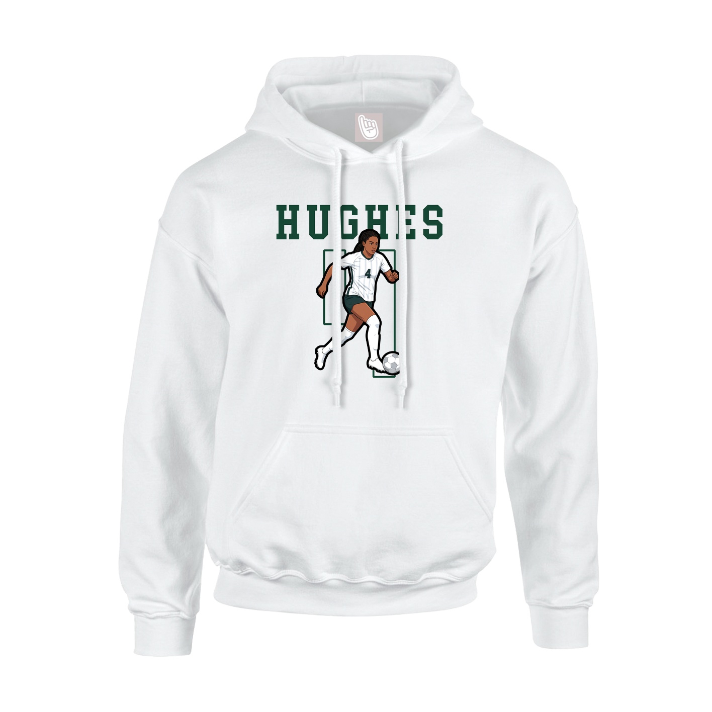 Youth Hoodie — Shirsey in White