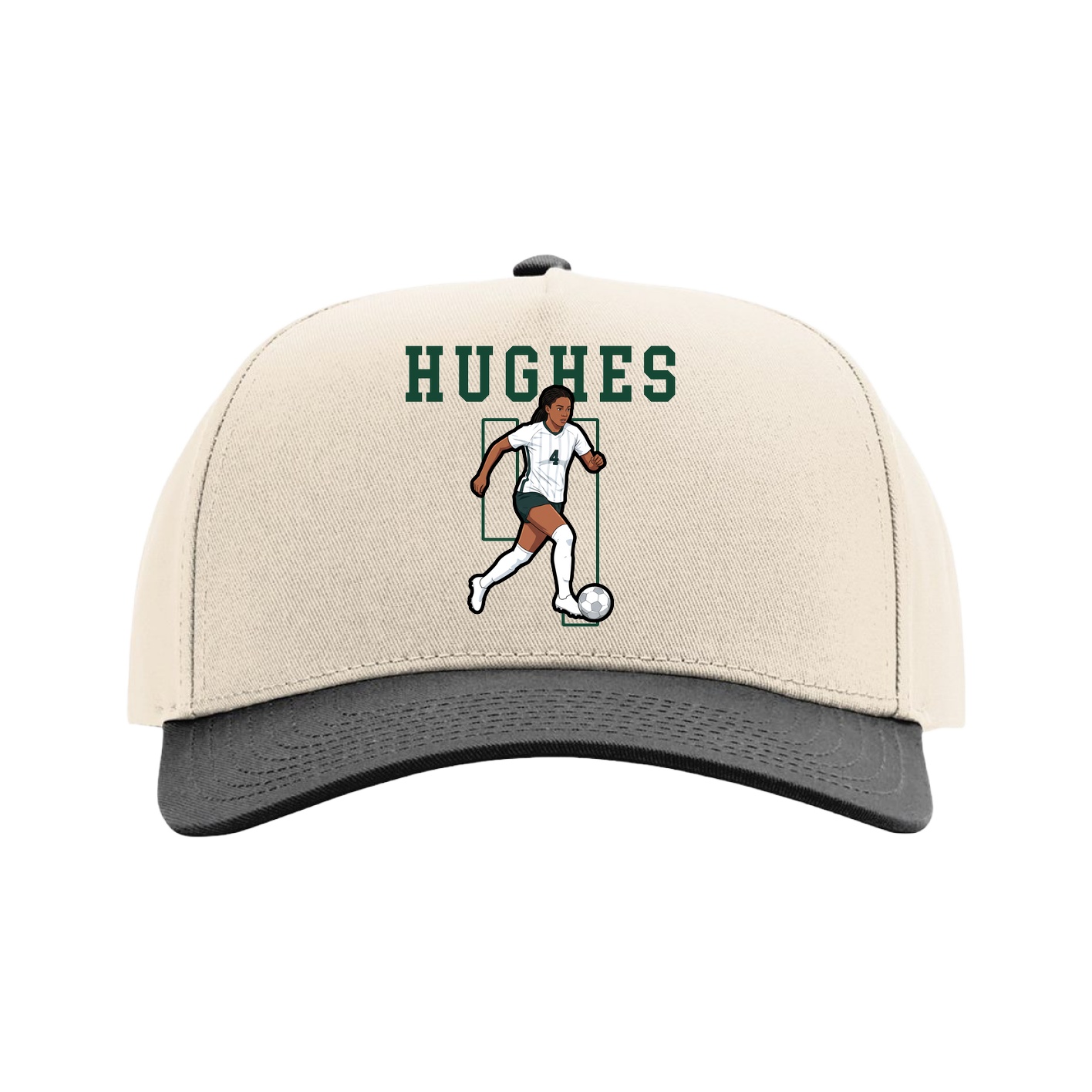 Full Fabric Five-Panel Champ Cap