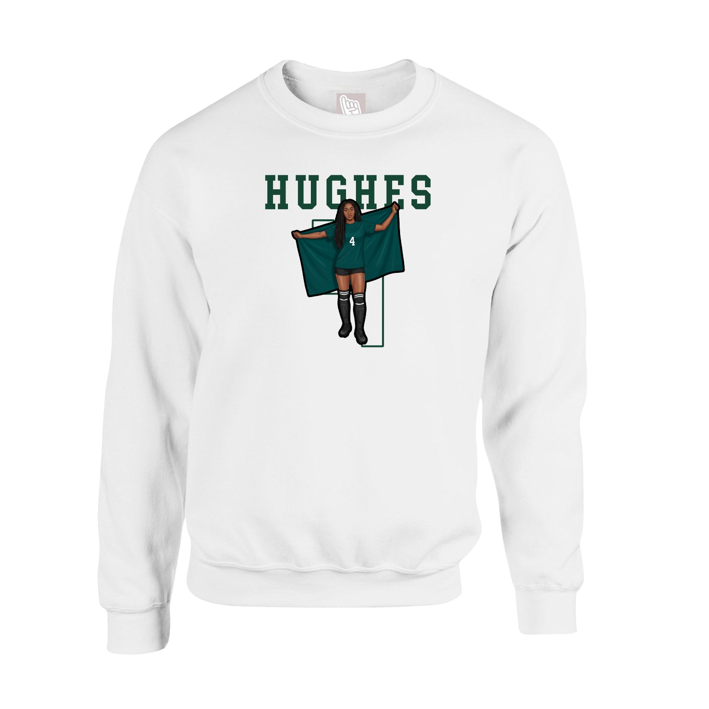 Fleece Crew — Shirsey in White