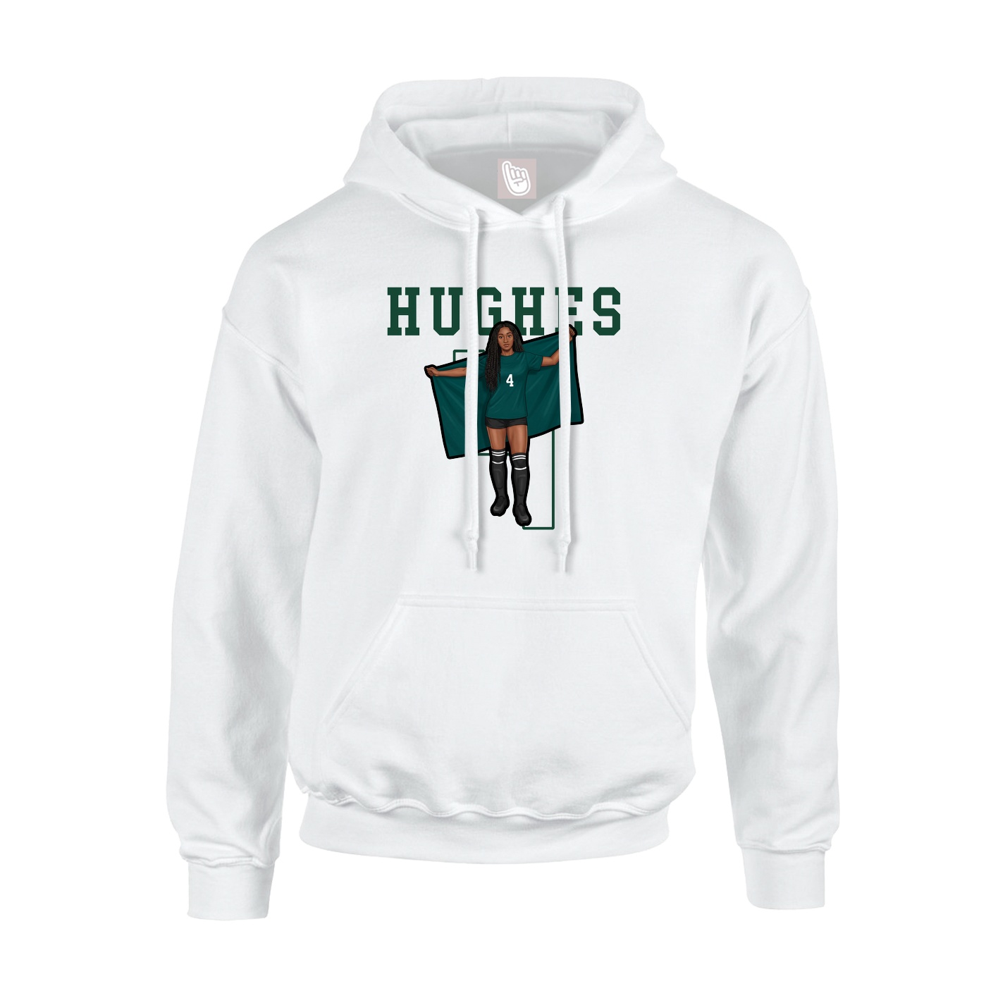 Youth Hoodie — Shirsey in White
