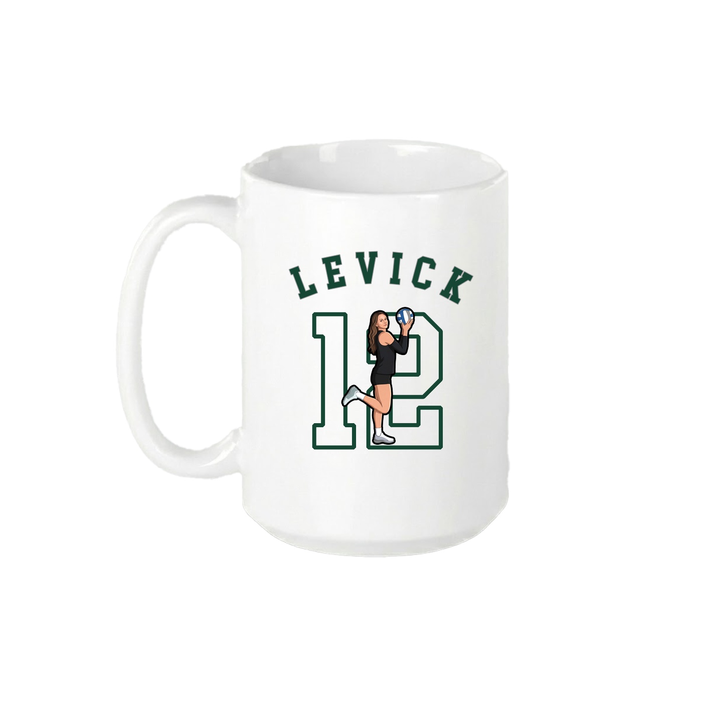 15oz Coffee Mug — Shirsey Arch in White