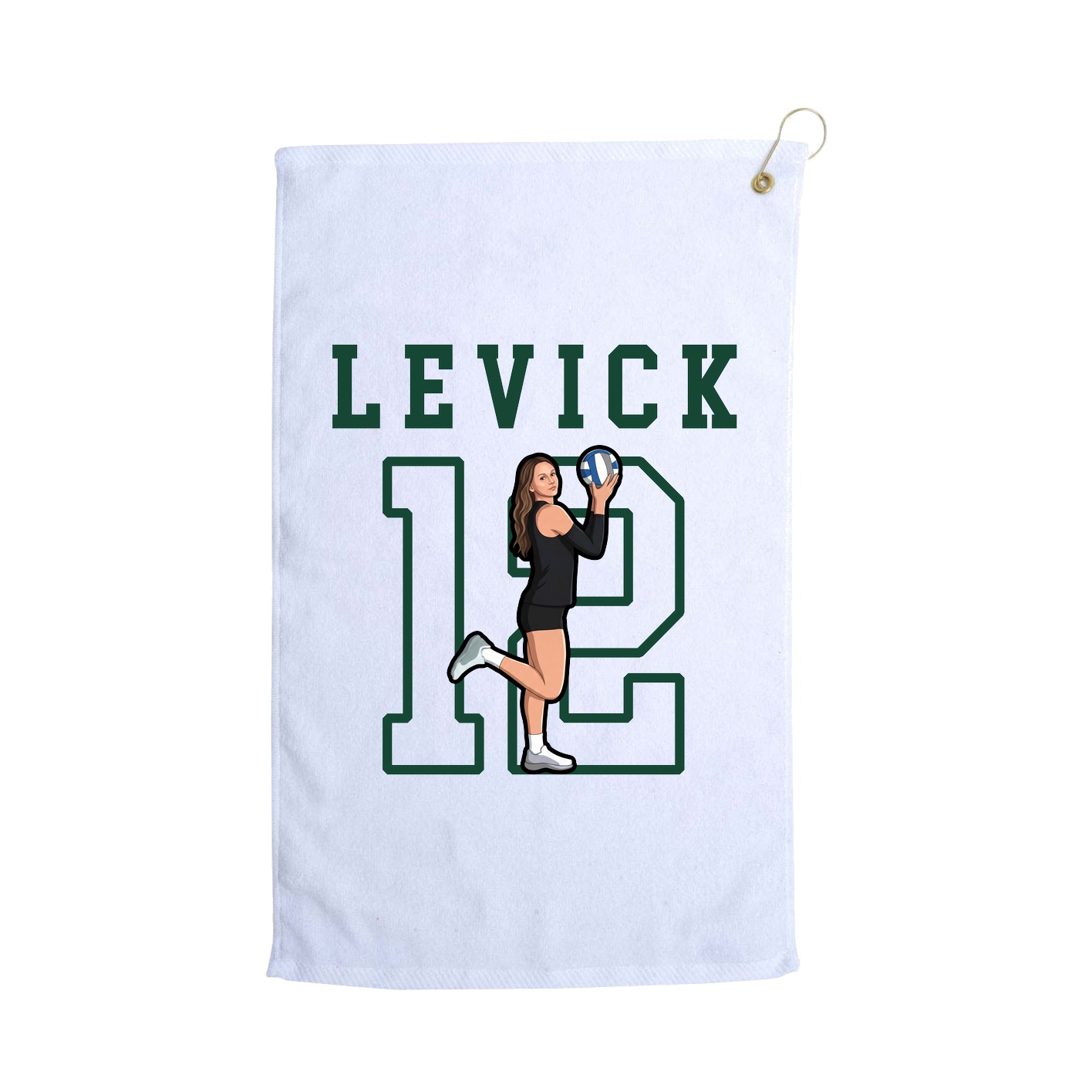 Golf Towel — Shirsey in White