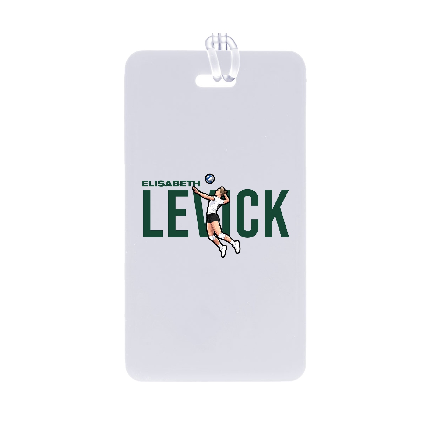 Bag Tag — Player Name in Classic