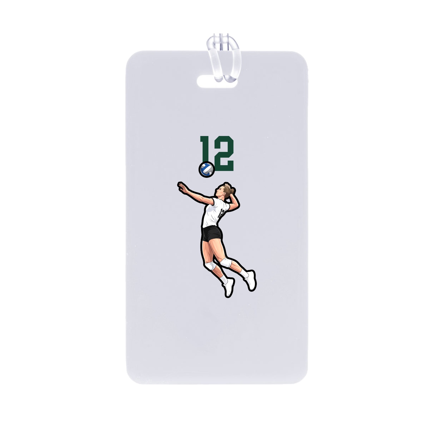 Bag Tag — Number Top in Classic