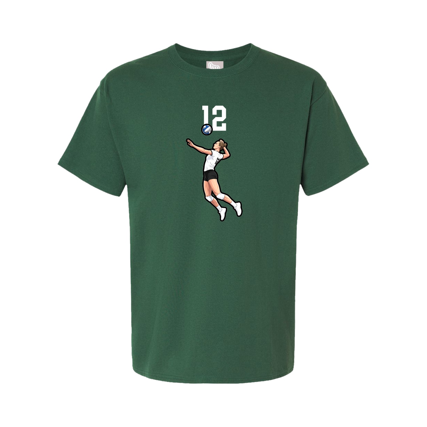 Tee — Number Top in Green
