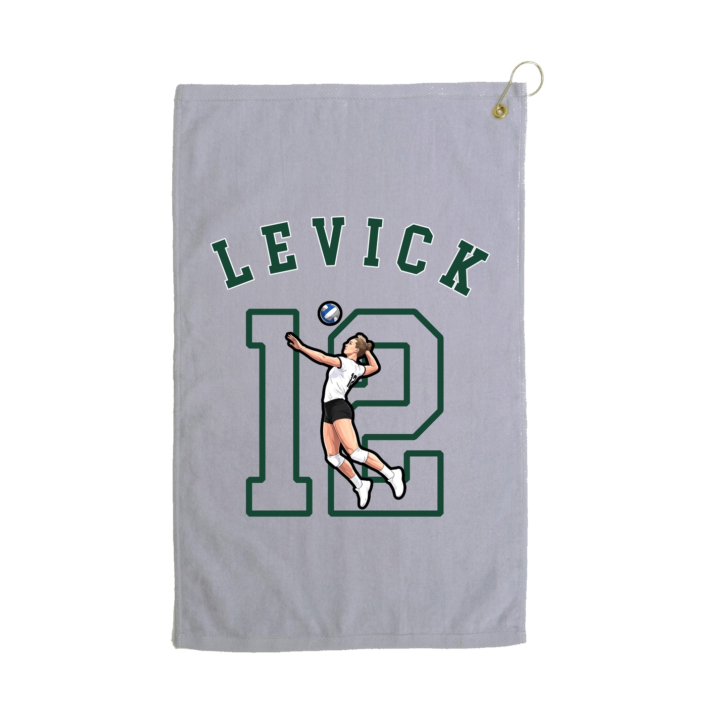 Golf Towel — Shirsey Arch in Grey