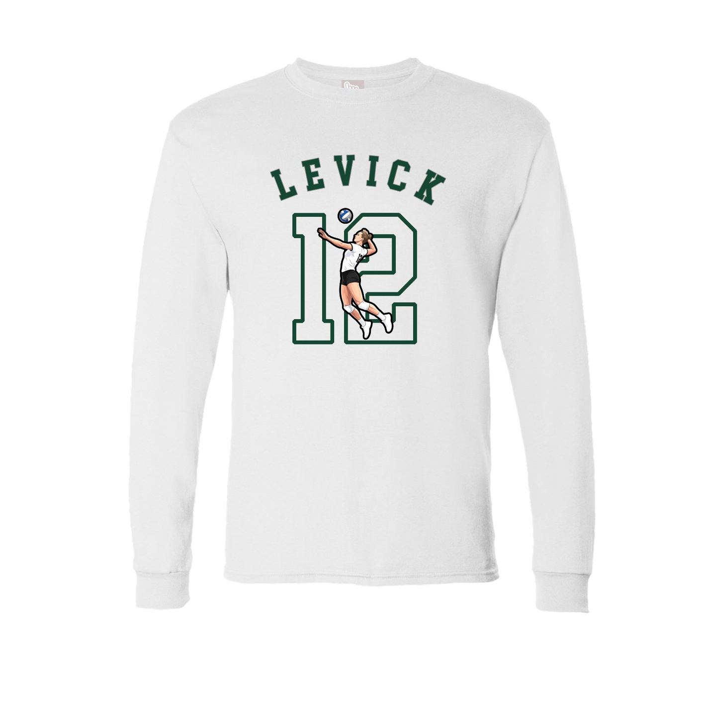 Long Sleeve Tee — Shirsey Arch in White