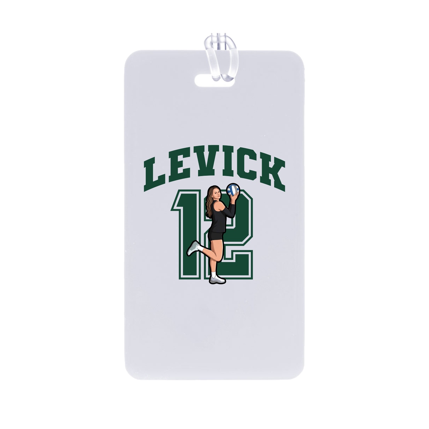 Bag Tag — Number in Classic