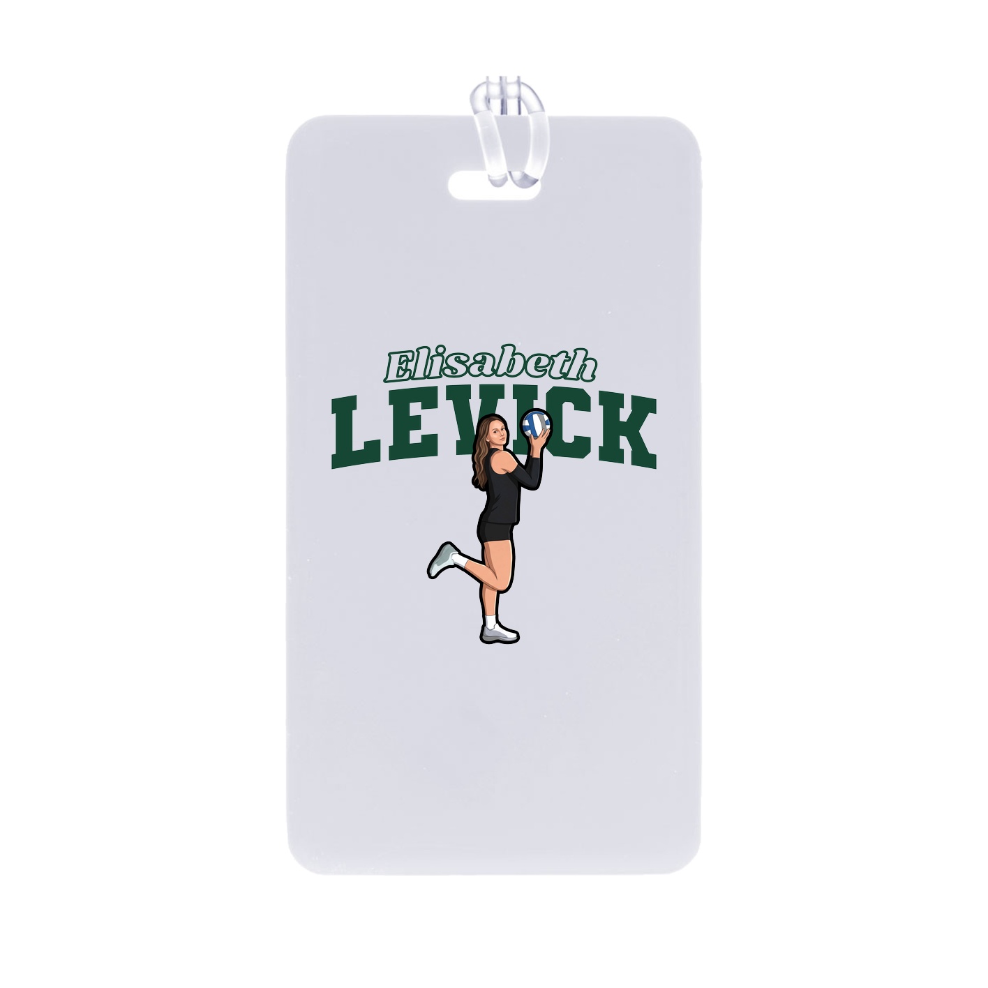 Bag Tag — Name Arch in Classic