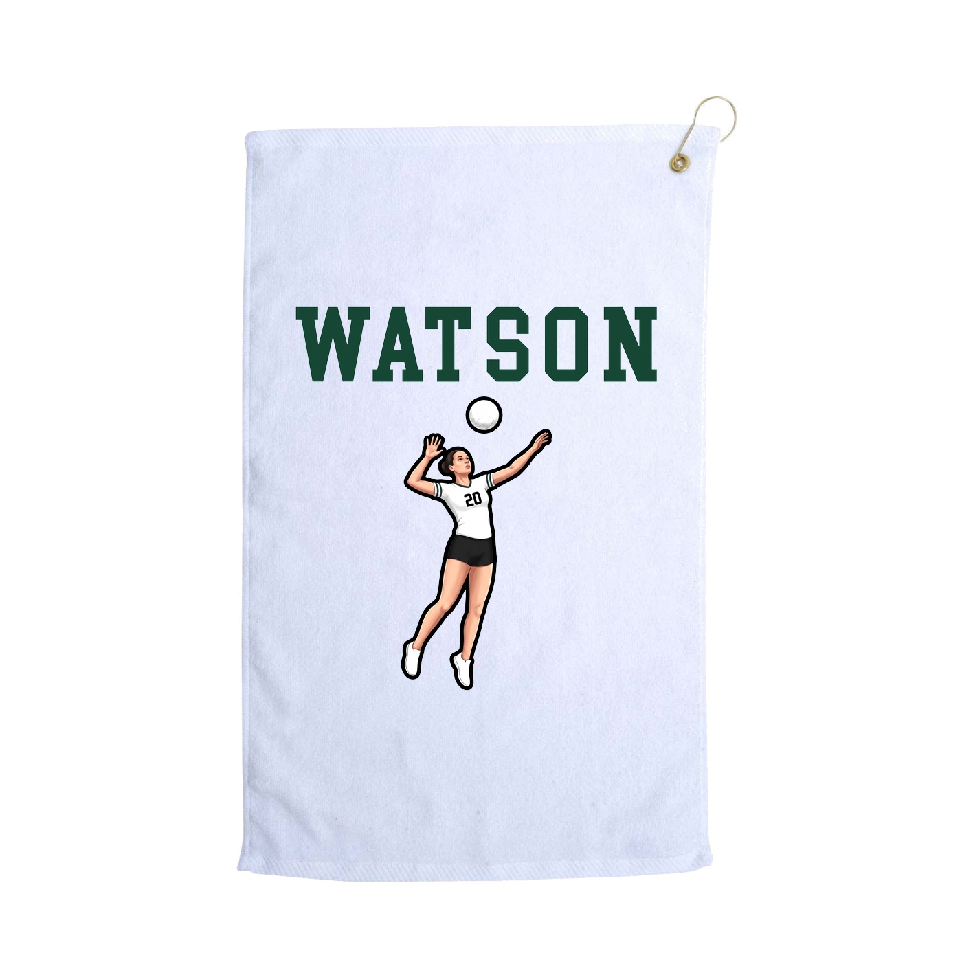 Golf Towel — Shirsey in White