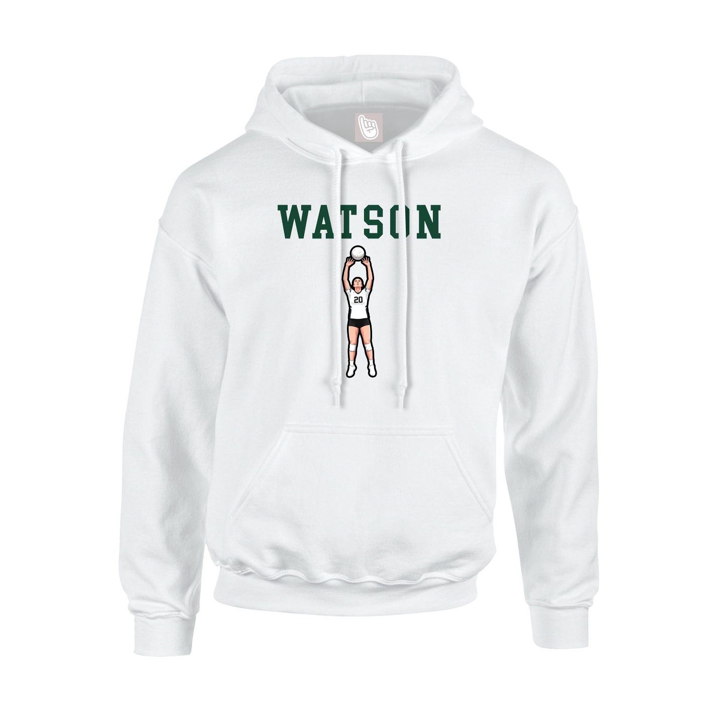Youth Hoodie — Shirsey in White