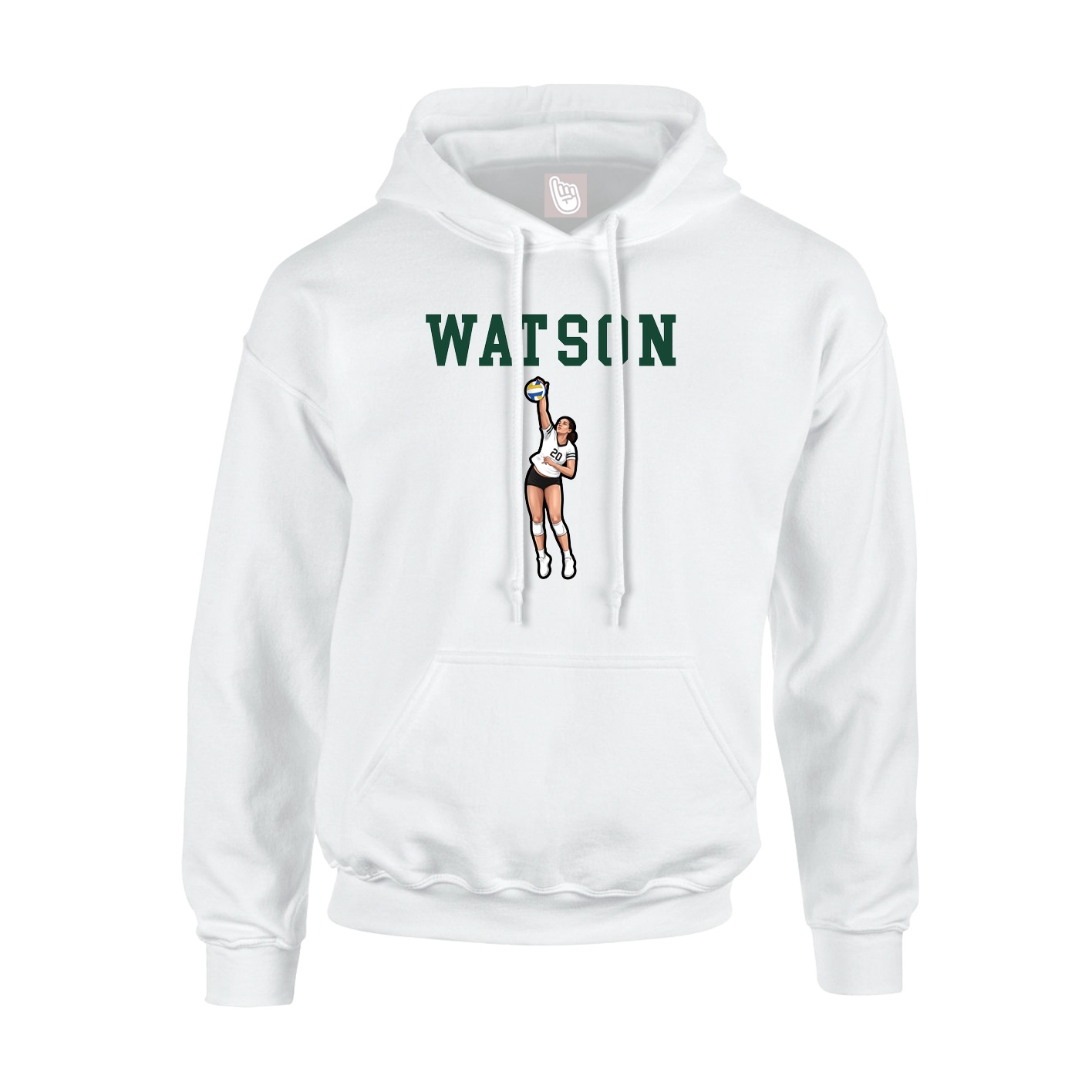 Youth Hoodie — Shirsey in White