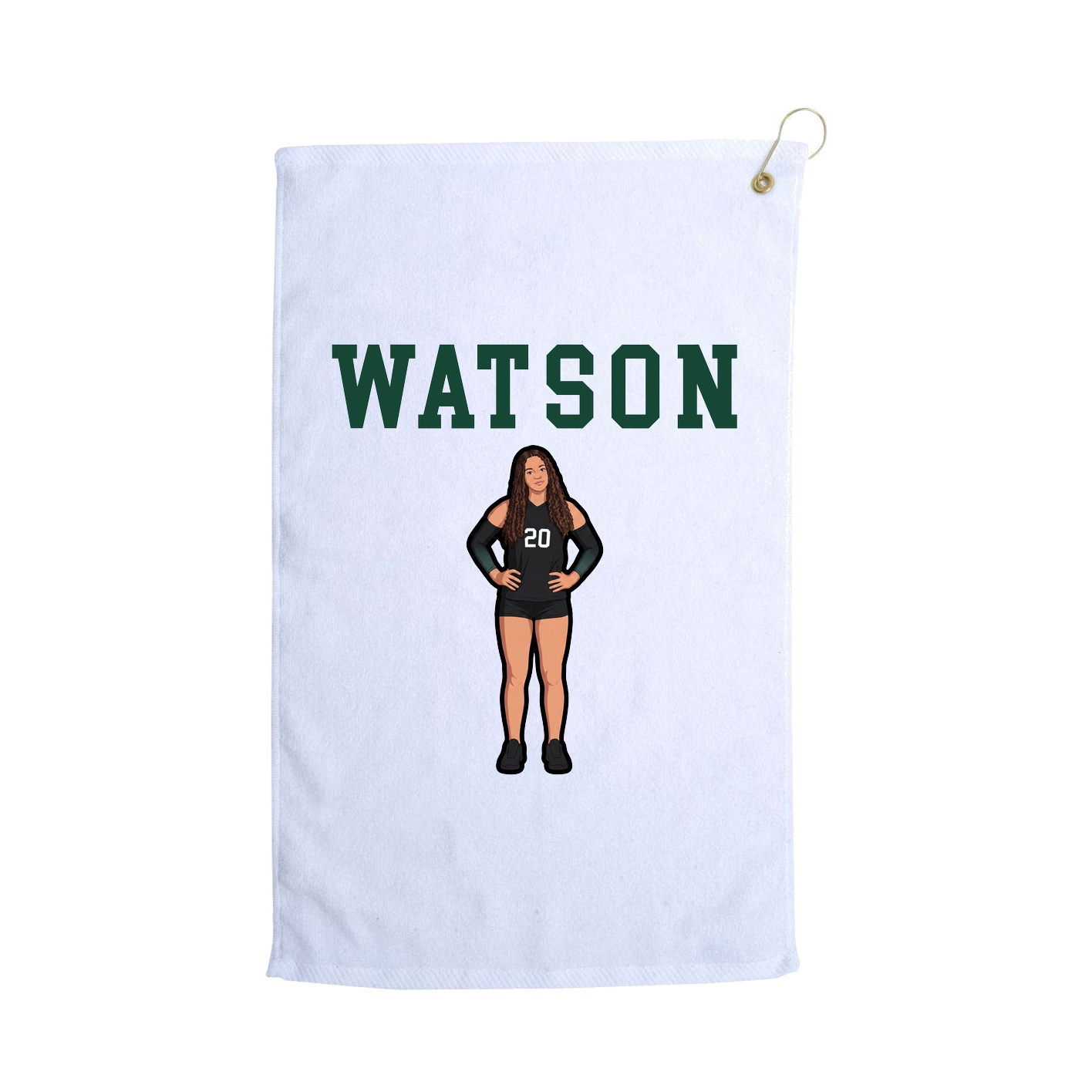 Golf Towel — Shirsey in White