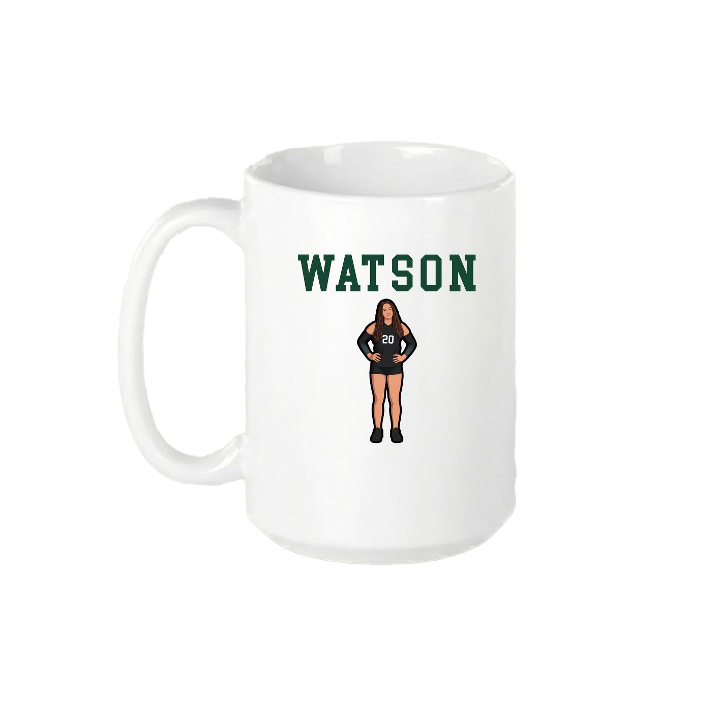15oz Coffee Mug — Shirsey in White