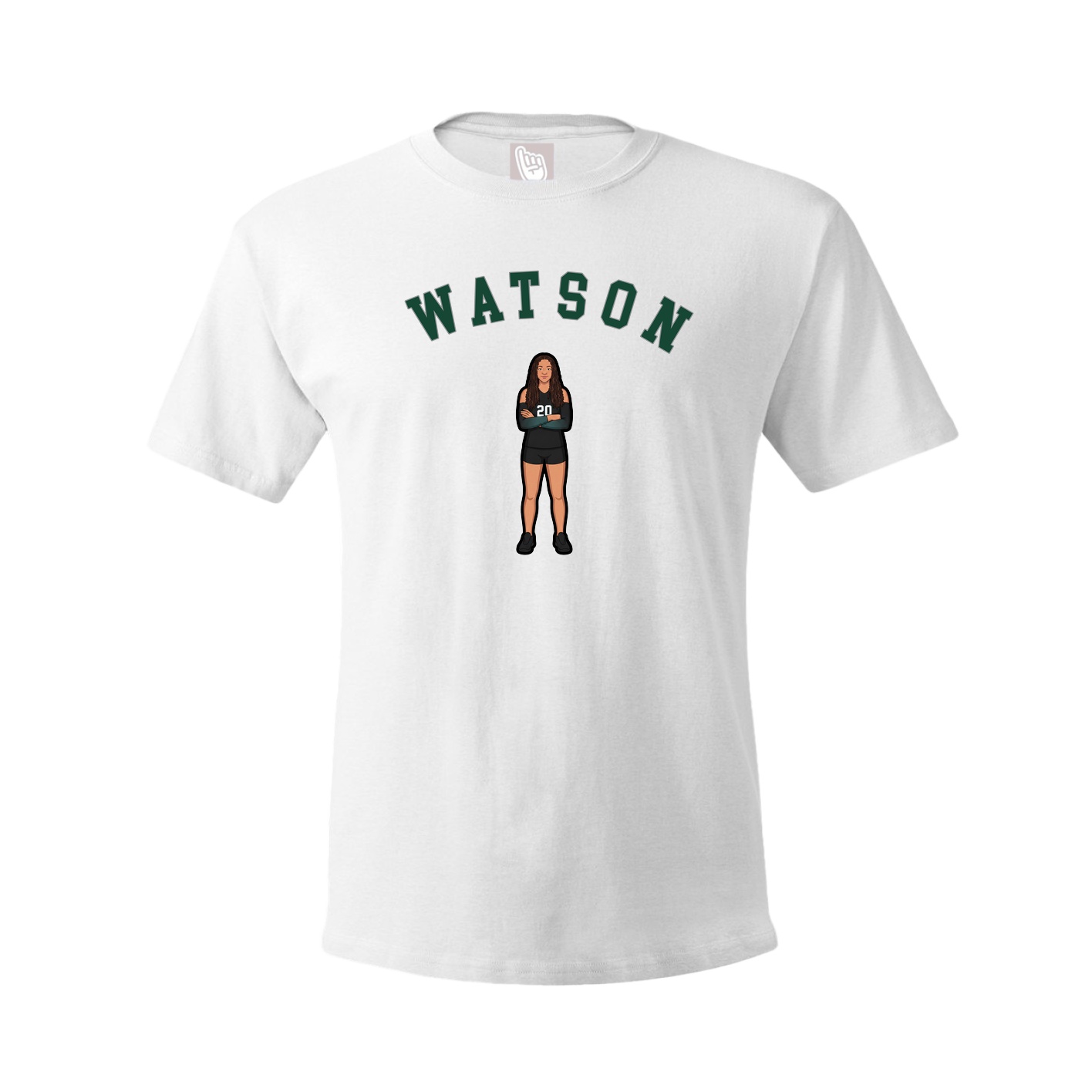 Tee — Shirsey Arch in White