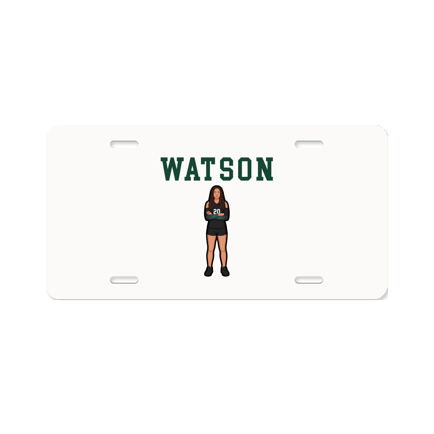 License Plate — Shirsey in Classic
