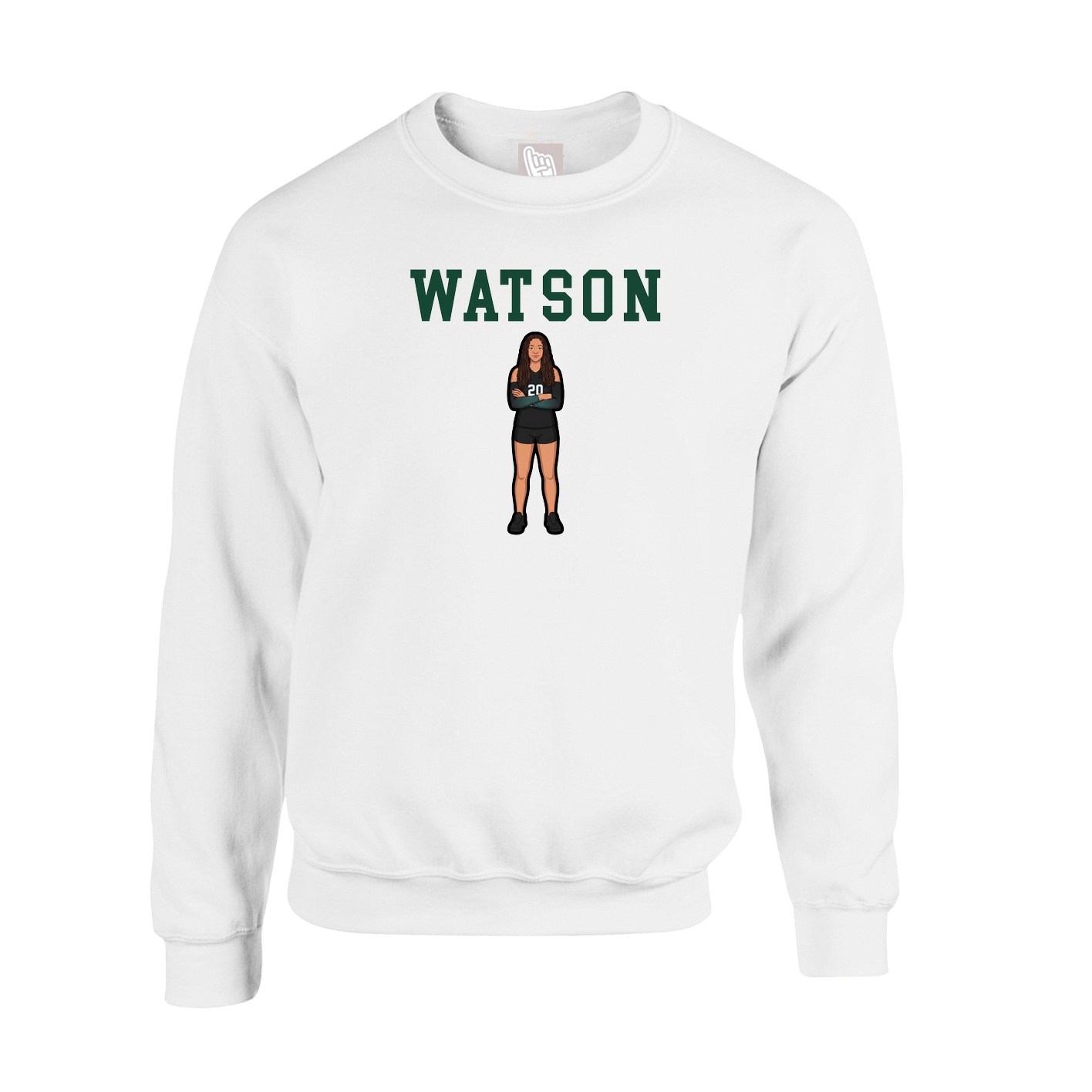 Fleece Crew — Shirsey in White