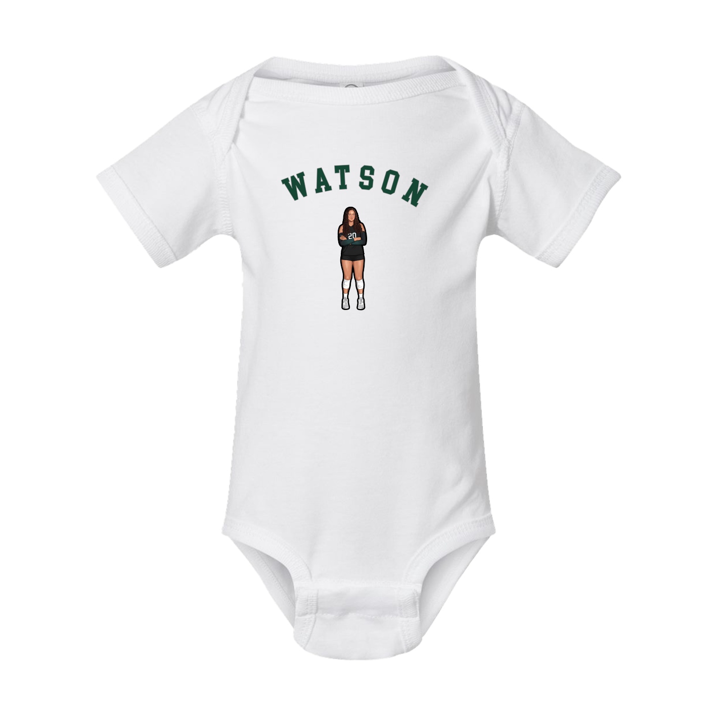 Baby Onesie — Shirsey Arch in White