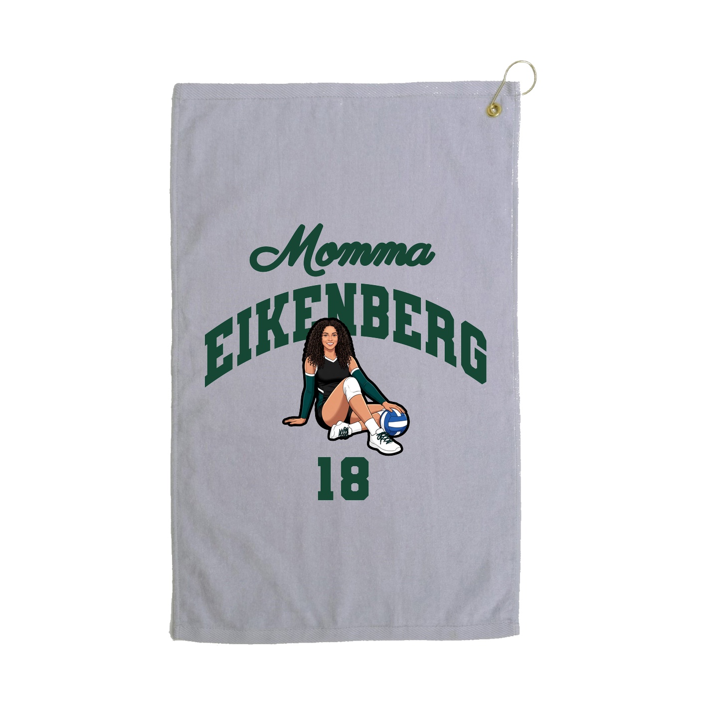 Golf Towel — Mothers Day Arch in Grey