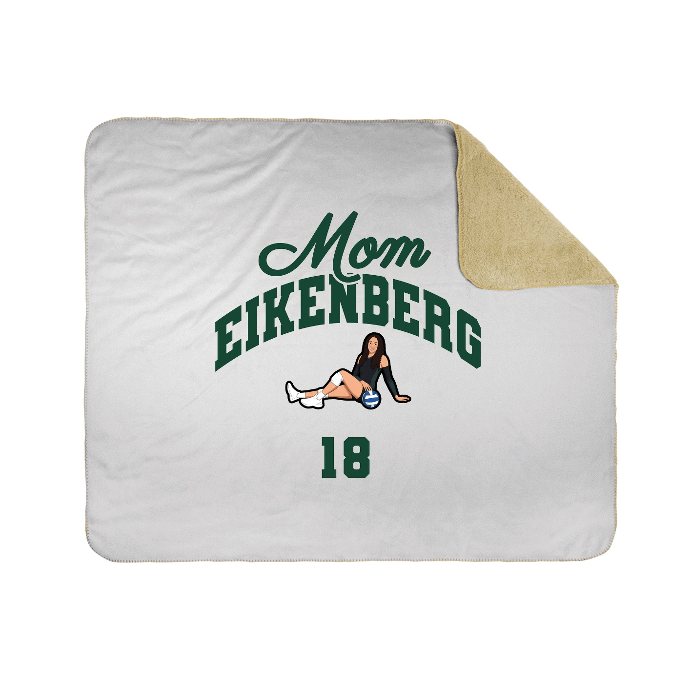 Throw Blanket — Mothers Day Arch in White