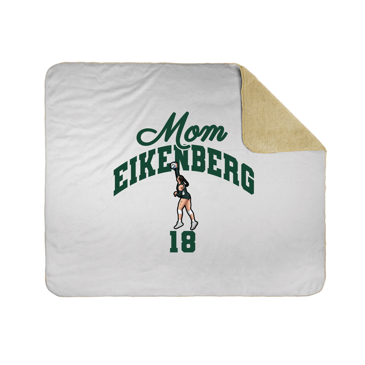 Throw Blanket — Mothers Day Arch in White