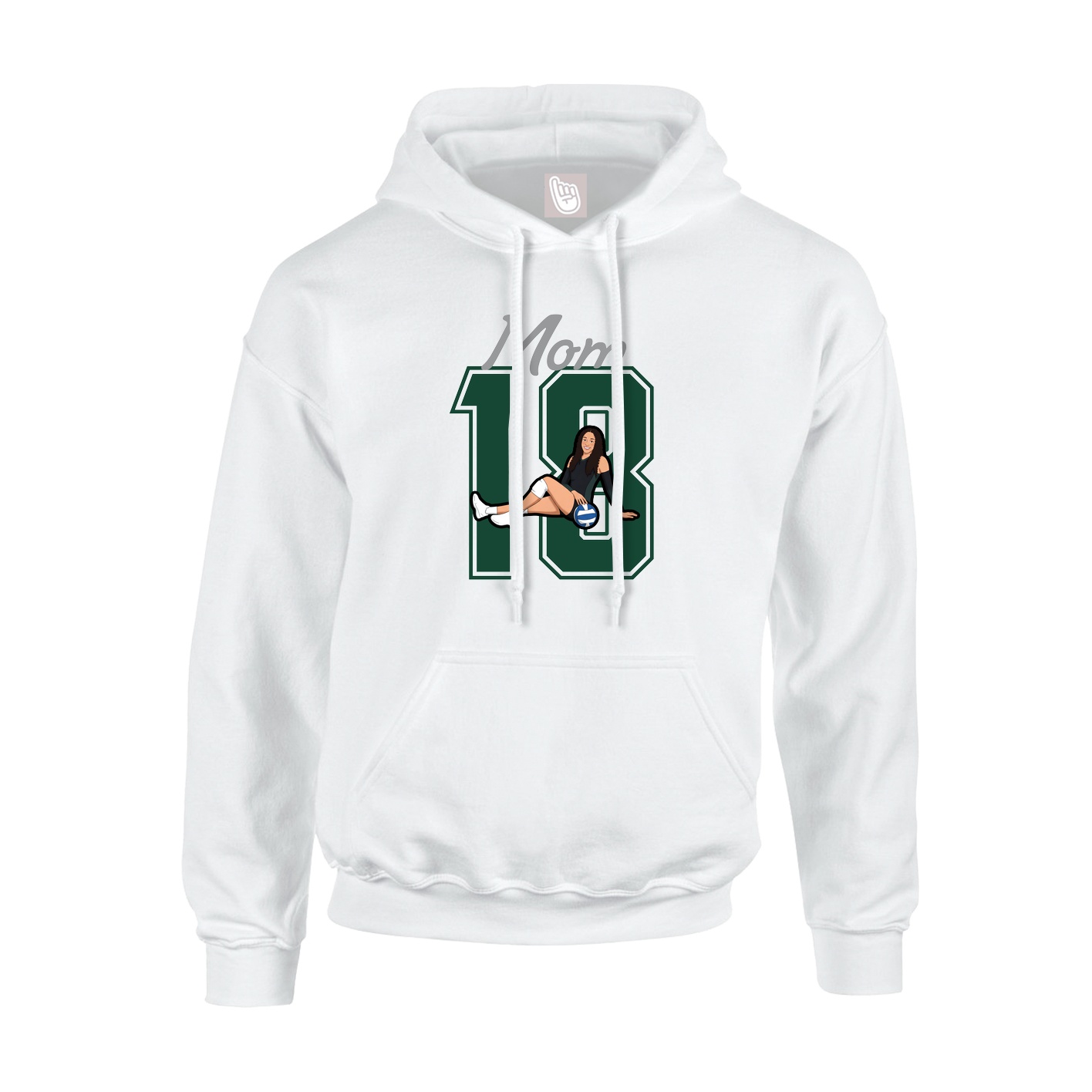 Youth Hoodie — Mothers Day Shirsey in White