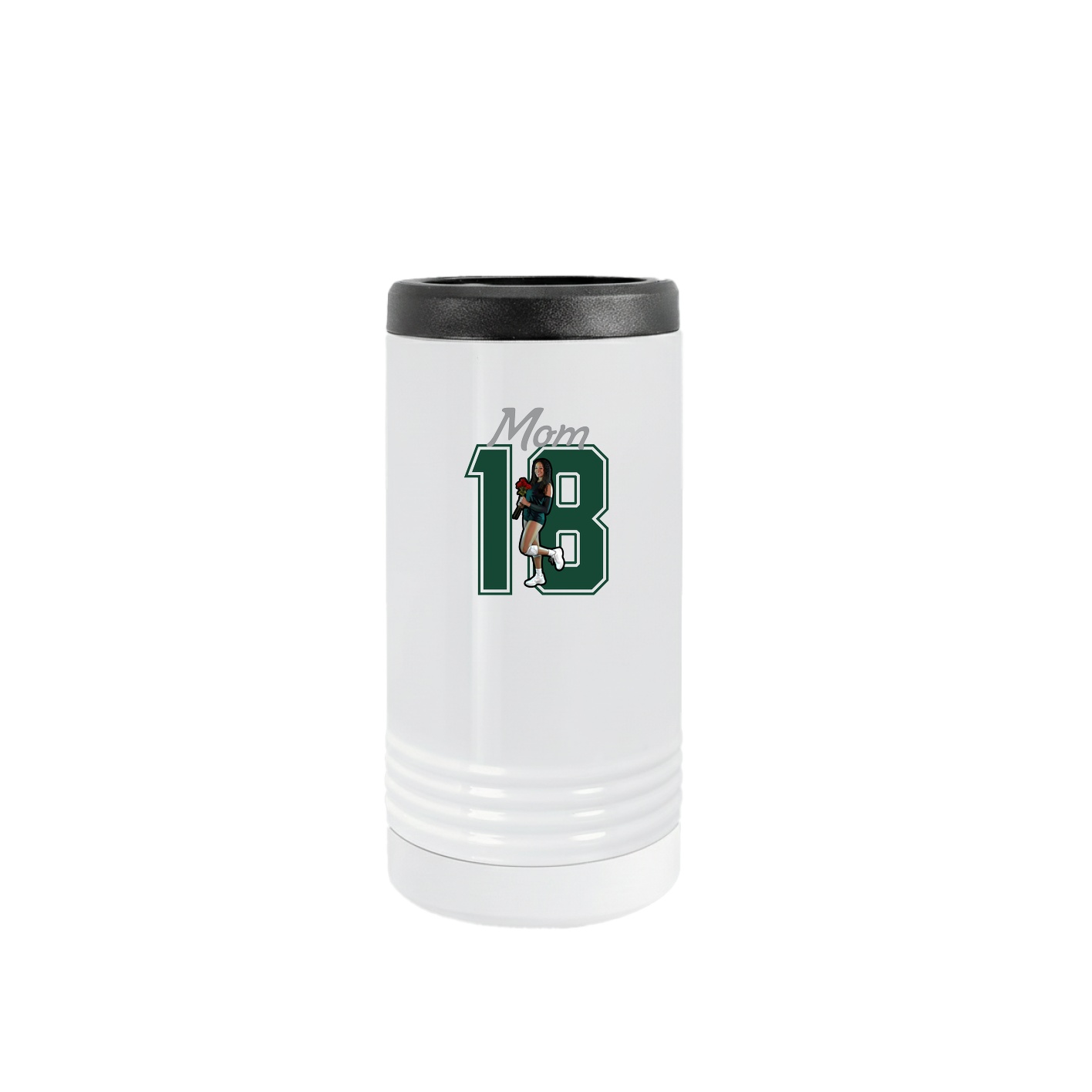 Slim Beverage Holder — Mothers Day Shirsey in White