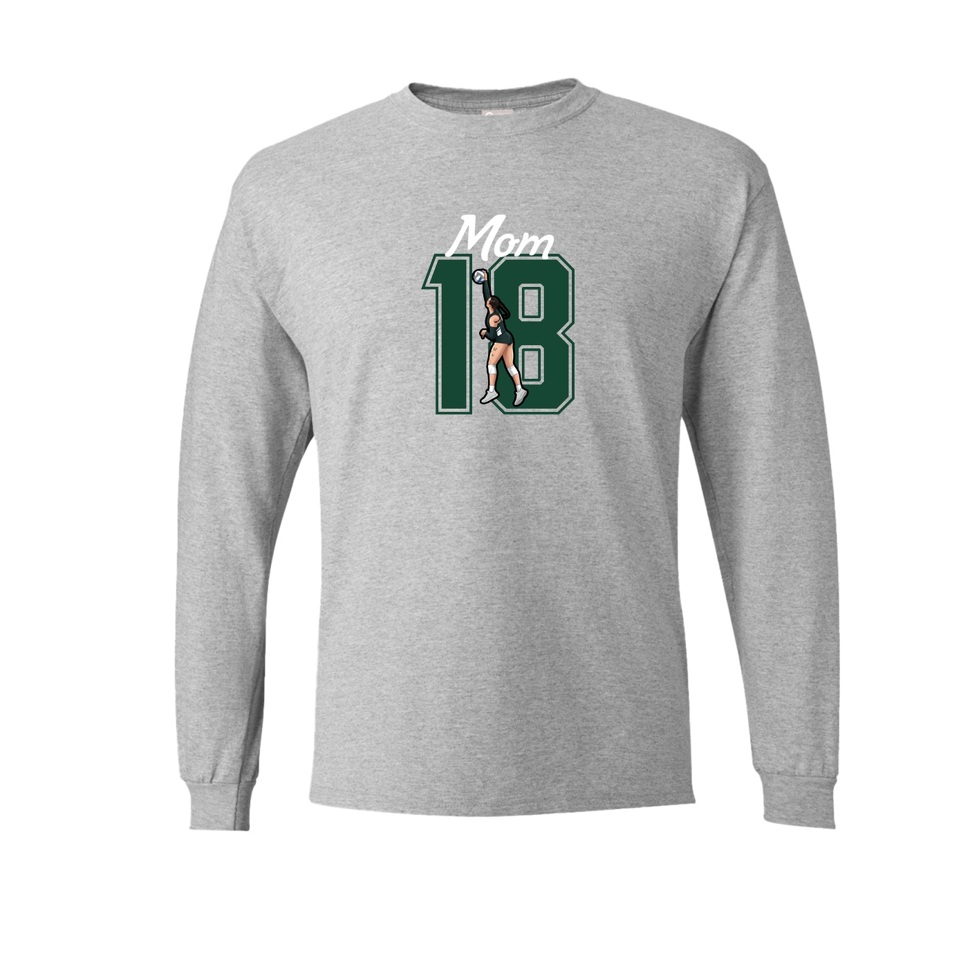 Long Sleeve Tee — Mothers Day Shirsey in Grey